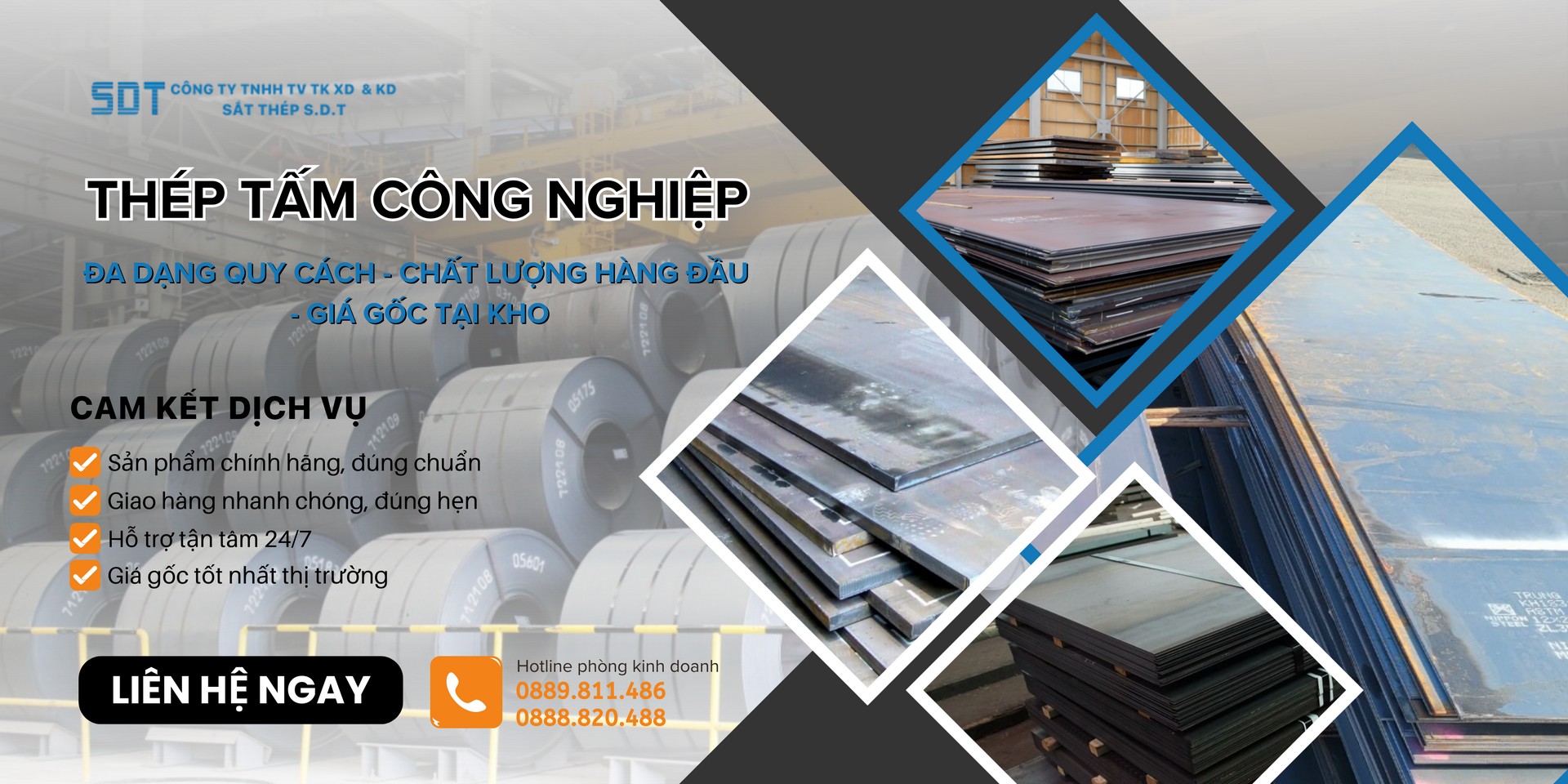 banner thép tấm